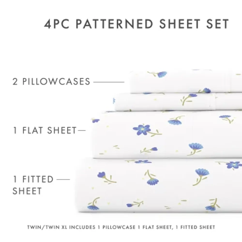 Casual Comfort™ Premium Ultra Soft Floral Pattern Sheet Set