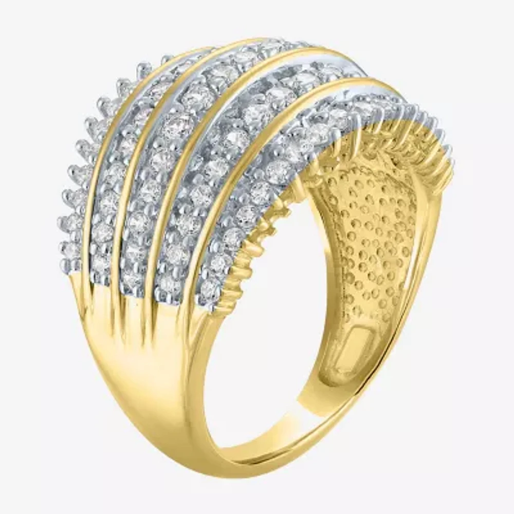 G-H / Si2-I1) CT. T.W. Lab Grown White Diamond 10K Gold Band