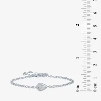 Diamond Addiction (G-H / Si2-I1) 1/2 CT. T.W. Lab Grown White Diamond 10K Gold Pear Charm Bracelet