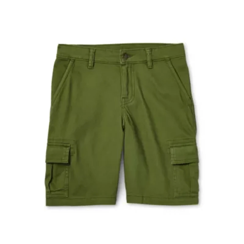 Thereabouts Little & Big Boys Stretch Fabric Adjustable Waist Cargo Short