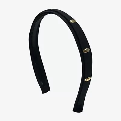 a.n.a Black Gold Grommets Womens Headband