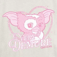 Juniors Grimlins Gizmo Very Demure Tee Womens Crew Neck Short Sleeve Graphic T-Shirt