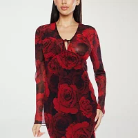 Premier Amour Womens Long Sleeve Floral Maxi Dress