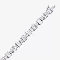 17 C.T. T.W Lab Grown White Diamond 10K White Gold Tennis Bracelet