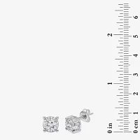 Tru Miracle /2 CT. T.W. Lab Grown White Diamond 10K Gold 6.7mm Round Stud Earrings