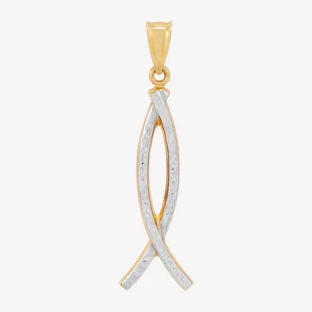 Ichthys Unisex Adult 14K Gold Pendant