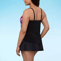 Trimshaper Striped Tankini Swimsuit Top