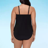 Trimshaper Floral Tankini Swimsuit Top