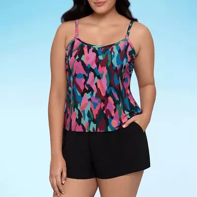 Trimshaper Womens Swim Romper