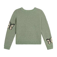 Knit Works Big Girls Crew Neck Long Sleeve Pullover Sweater