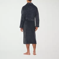 Residence Mens Tall Plush Long Sleeve Length Robe