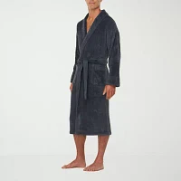 Residence Mens Tall Plush Long Sleeve Length Robe