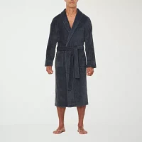 Residence Mens Fleece Long Sleeve Length Robe