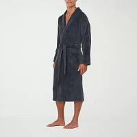 Residence Mens Fleece Long Sleeve Length Robe