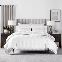 Fieldcrest Heritage Classic Stripe 3pc.  400tc Cotton Duvet Cover Set