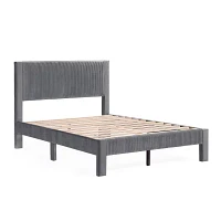 Roco Upholstered Panel Bed