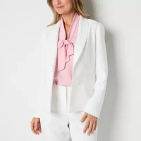 Black Label by Evan-Picone Womens Classic Fit Double Breasted Suit Jacket