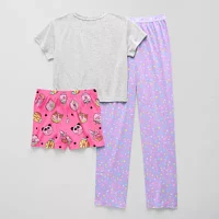 Little & Big Girls 3-pc. Pajama Set