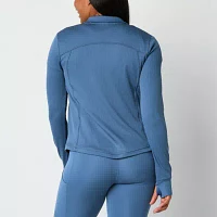 Xersion Everultra-Lite Womens Rib Moisture Wicking Lightweight Softshell Jacket