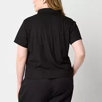 Stylus Plus Womens Short Sleeve Polo Shirt