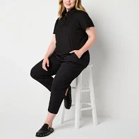 Stylus Plus Womens Short Sleeve Polo Shirt
