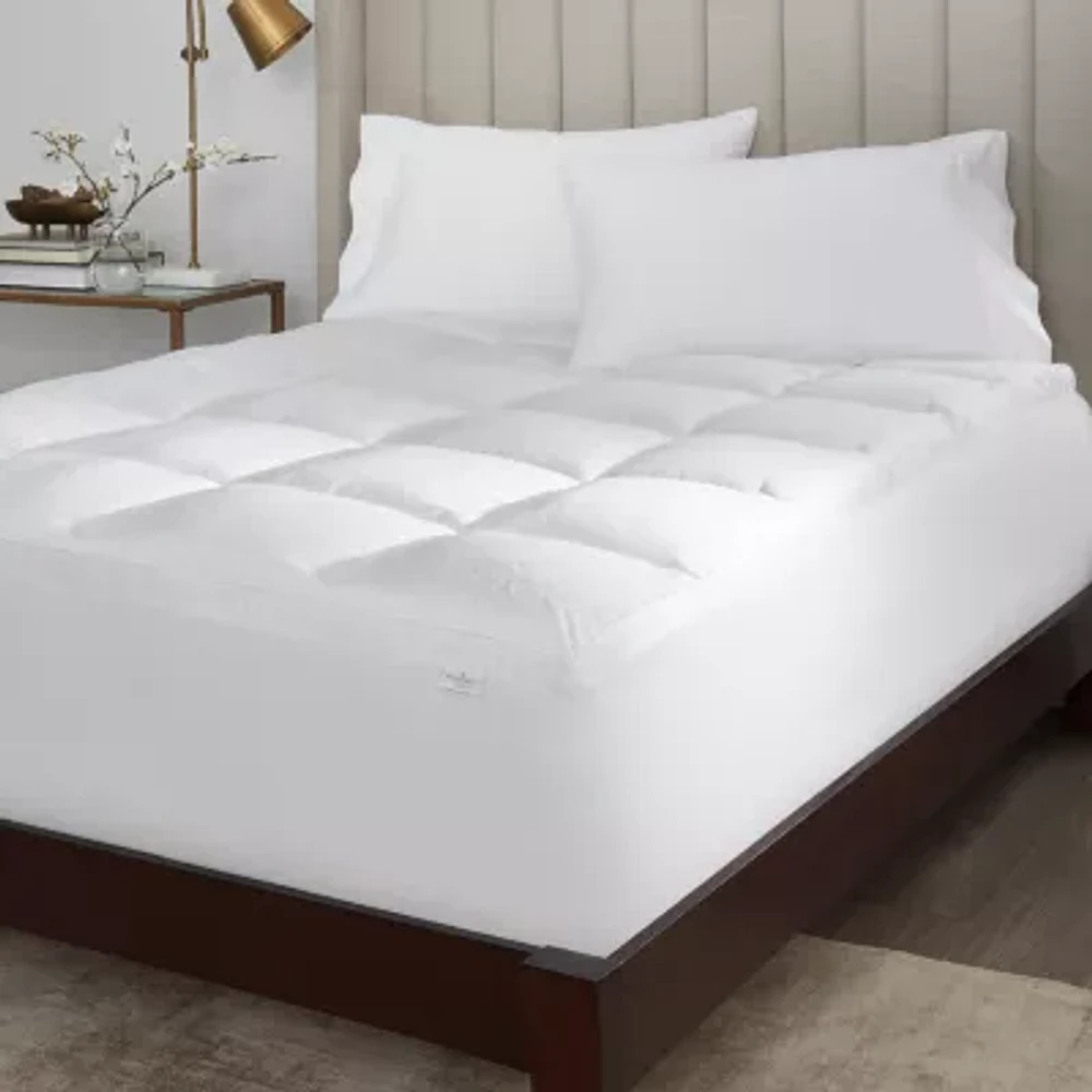 Fieldcrest 100% Cotton Pillow Mattress Topper