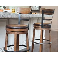 Signature Design by Ashley® Pinnadel Upholstered Swivel Barstool