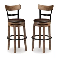 Signature Design by Ashley® Pinnadel Upholstered Swivel Barstool