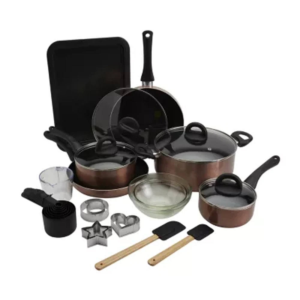 Basic Essentials 29-pc. Non-Stick Cookware Set