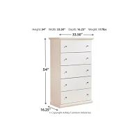 Signature Design by Ashley® Bostwick Shoals 5-Drawer Chest