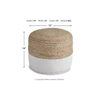 Signature Design by Ashley® Sweed Valley Pouf Ottoman