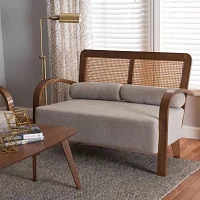 Sage Curved Slope-Arm Loveseat