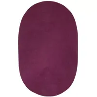Better Trends Country Solid Braided Reversible Indoor Oval Area Rugs