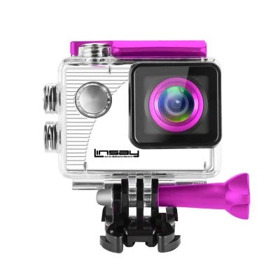 LINSAY® FUNNY KIDS Action Camera Sport Outdoor Activities HD Video and Photos Micro SD Card Slot up to 32GB
