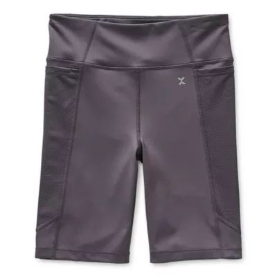 Xersion Little & Big Girls Stretch Fabric Bike Short