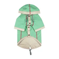 Touchdog ® 'Cloudburst' Waterproof Reversible Dog Raincoat