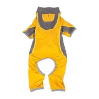 Pet Life ® Active 'Warm-Pup' Heathered Performance 4-Way Stretch Two-Toned Full Body Warm Up