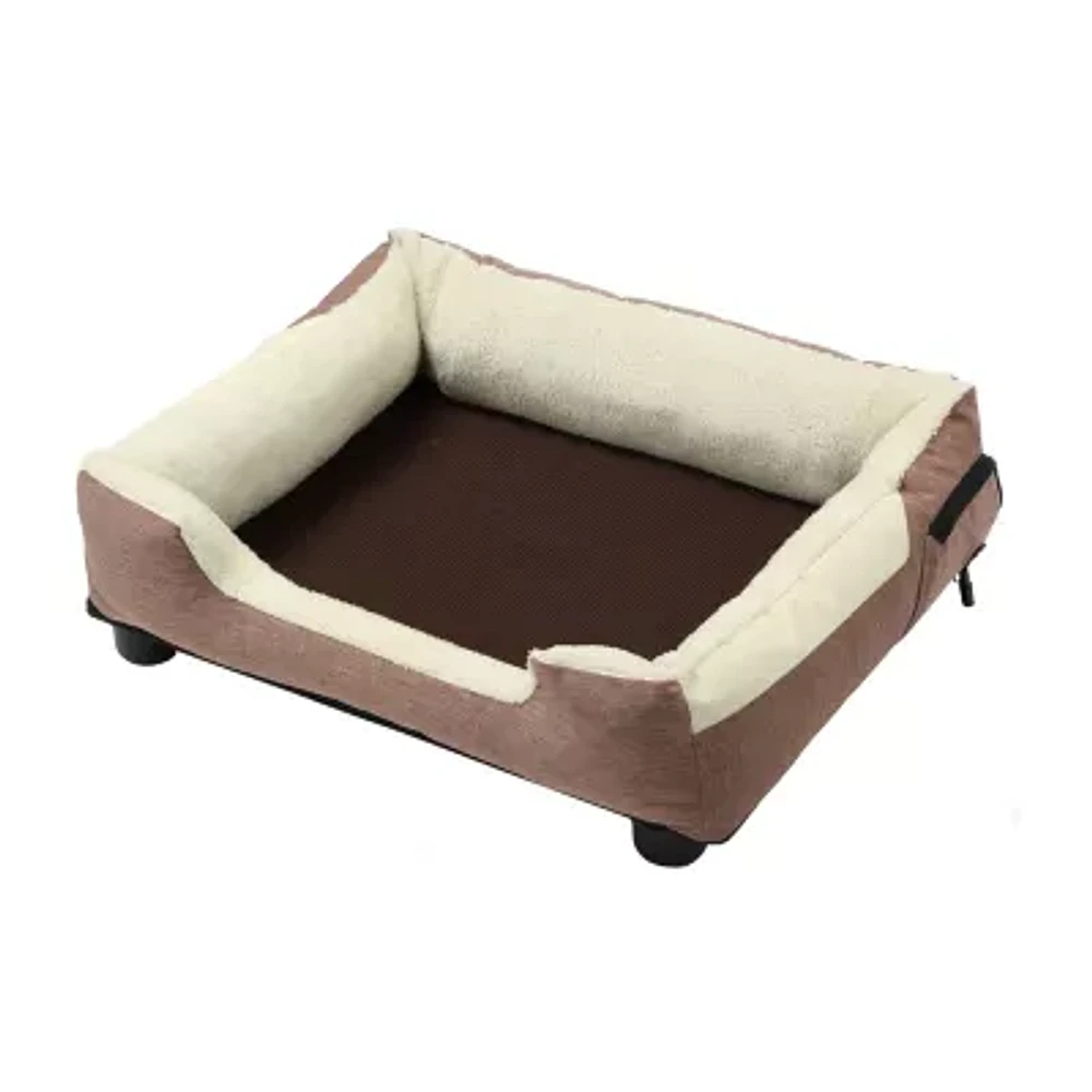 Pet Life ® "Dream Smart" Electronic Heating and Cooling Smart Pet Bed"