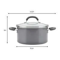 Rachael Ray Create Delicious 6-qt. Non-Stick Stockpot with Lid