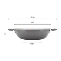 Rachael Ray Create Delicious 14.25" Non-Stick Wok