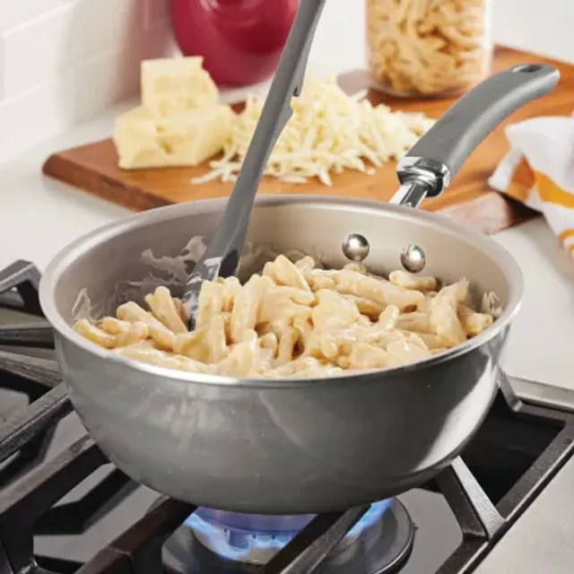 Rachael Ray Create Delicious Stainless Steel 14.5 Aluminum Dishwasher Safe  Non-Stick Frying Pan