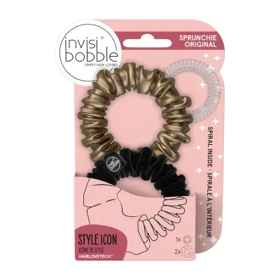 Invisibobble Sprunchie Slim True Golden 3-pc. Hair Accessory