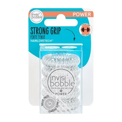 Invisibobble Power Multipack Clear 5-pc. Hair Accessory