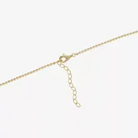 Womens 14K Gold Over Silver Name Necklace