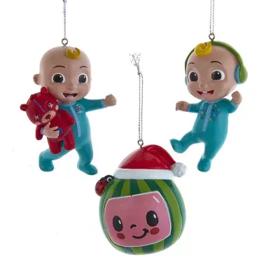 Kurt Adler 3-pc. Cocomelon Christmas Ornament