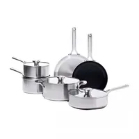 OXO Mira 3-Ply Stainless Steel 10-pc. Pots and Pans Cookware Set