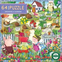 Eeboo Growing A Garden 64 Piece Jigsaw Puzzle Puzzle