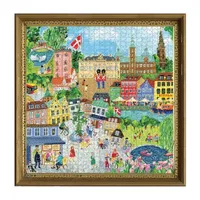 Eeboo Piece And Love Copenhagen 1000 Piece Square Adult Jigsaw Puzzle Puzzle