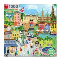 Eeboo Piece And Love Copenhagen 1000 Piece Square Adult Jigsaw Puzzle Puzzle