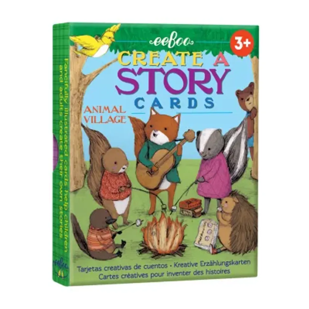 Eeboo Animal Village Create A Story Pre-Literacy Cards